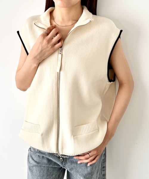 セール】Matin Kim(マーティンキム)/バックロゴ ノースリーブ