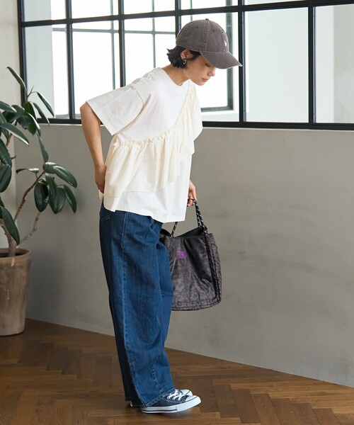 SOMETHING × FREAK'S STORE/サムシング 別注 TUCK CURVE WIDE 25FW