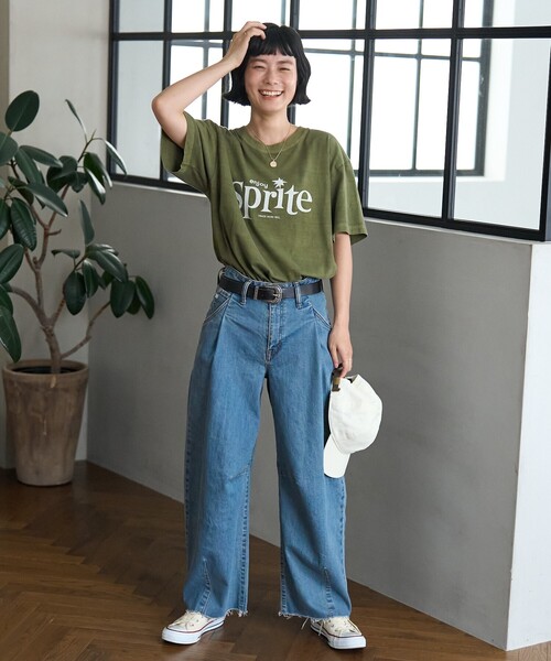 SOMETHING×FREAKSStore｜別注 TUCK CURVE WIDE SOMETHING/別注 TUCK CURVE WIDE｜Daytona Park(FREAK'S STORE公式通販)