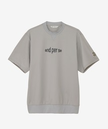 and per se（アンパスィ）の「エアロスウェット半袖プルオーバー（メンズ）（スウェット）」