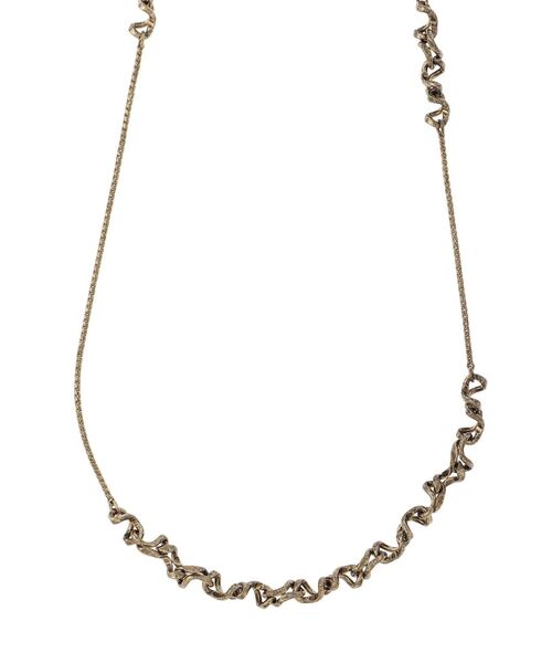 LAGUNAMOON（ラグナムーン）の「ツイストチェーンロングネックレス（ネックレス・レディース・シルバー/ゴールド・FREE）」の4枚目の写真