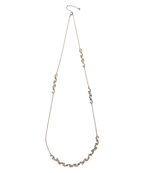 LAGUNAMOON（ラグナムーン）の「ツイストチェーンロングネックレス（ネックレス・レディース・シルバー/ゴールド・FREE）」の8枚目の写真