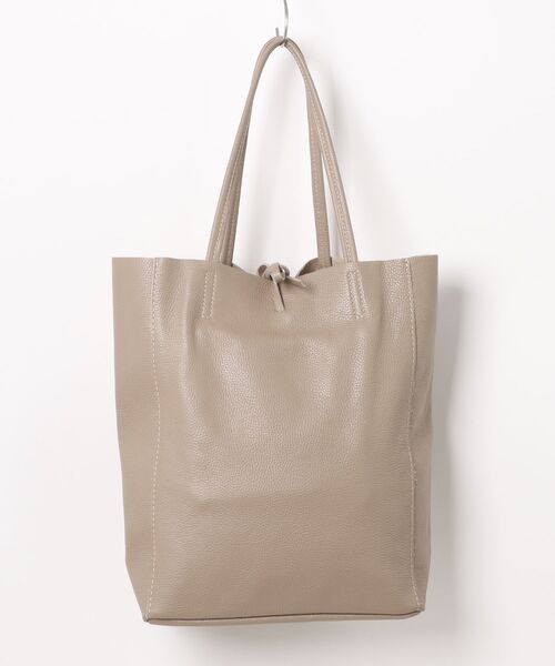 MARLON FIRENZE（マーロンフィレンツェ）の「【MARLON FIRENZE】イタリアンレザー A4トートバッグ（トートバッグ・レディース・グレイッシュベージュ/ブラック/シルバー・FREE）」の16枚目の写真