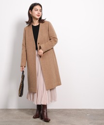 ブランド古着】MADEMOISELLE ROPE'｜マドモアゼル ロペのノーカラー