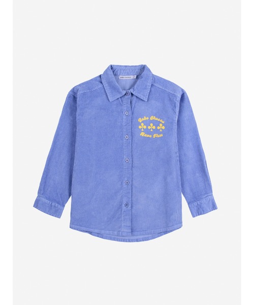 BOBO CHOSES（ボボショーズ）の「Have Fun corduroy shirt（シャツ/ブラウス・キッズ・ラベンダー・2-3YEAR/10-11y/8-9y/6-7YEAR/4-5YEAR/12-13y）」の6枚目の写真