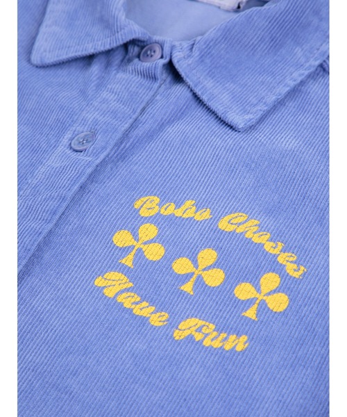 BOBO CHOSES（ボボショーズ）の「Have Fun corduroy shirt（シャツ/ブラウス・キッズ・ラベンダー・2-3YEAR/10-11y/8-9y/6-7YEAR/4-5YEAR/12-13y）」の7枚目の写真
