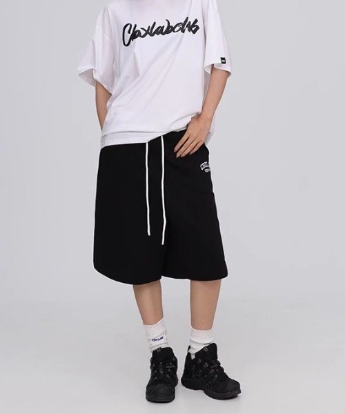 FR2ume 新品未使用　スエット　ハーフパンツ セール】ワイドスウェットハーフパンツ（スウェットパンツ