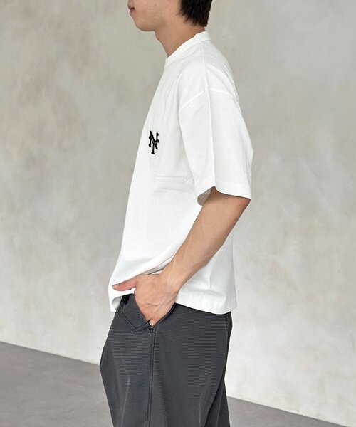 CPCM（シーピーシーエム）の「【Negro League】バックロゴT（Tシャツ/カットソー・レディース・ホワイト/ブラック・MEDIUM/LARGE）」の7枚目の写真