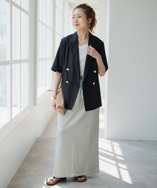 一部店舗+WEB限定 / 追加2》ドライクロスハーフスリーブジャケット