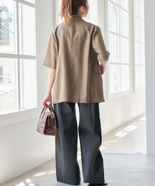 一部店舗+WEB限定 / 追加2》ドライクロスハーフスリーブジャケット