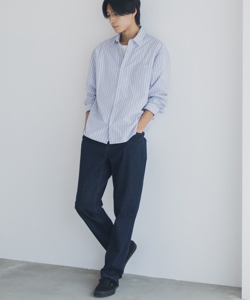 NAVY（ネイビー）の「NAVY RUNデニム 【全方位ストレッチ】（デニムパンツ・メンズ・ブラック/ブルー系/ネイビー系/ベージュ・XL/L/M/S）」の16枚目の写真