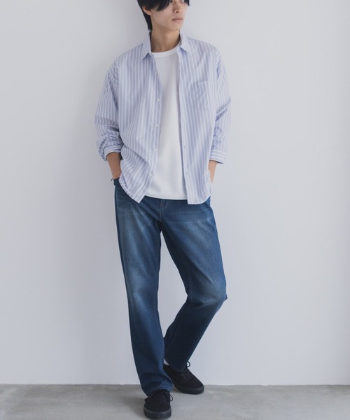 NAVY（ネイビー）の「NAVY RUNデニム 【全方位ストレッチ】（デニムパンツ・メンズ・ブラック/ブルー系/ネイビー系/ベージュ・XL/L/M/S）」の21枚目の写真