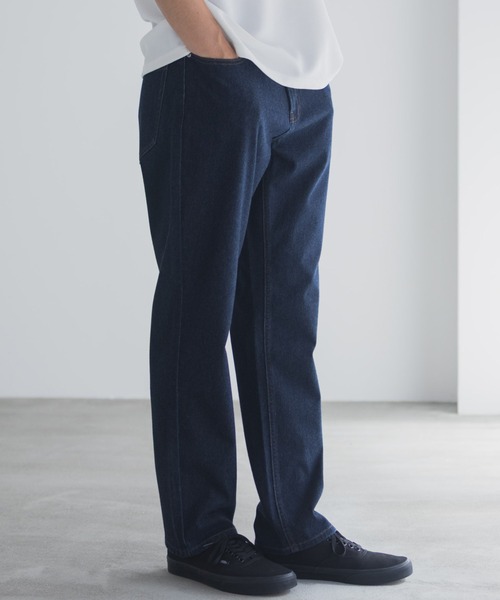 NAVY（ネイビー）の「NAVY RUNデニム 【全方位ストレッチ】（デニムパンツ・メンズ・ブラック/ブルー系/ネイビー系/ベージュ・XL/L/M/S）」の17枚目の写真