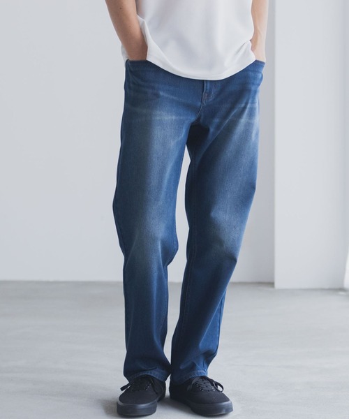 NAVY（ネイビー）の「NAVY RUNデニム 【全方位ストレッチ】（デニムパンツ・メンズ・ブラック/ブルー系/ネイビー系/ベージュ・XL/L/M/S）」の22枚目の写真