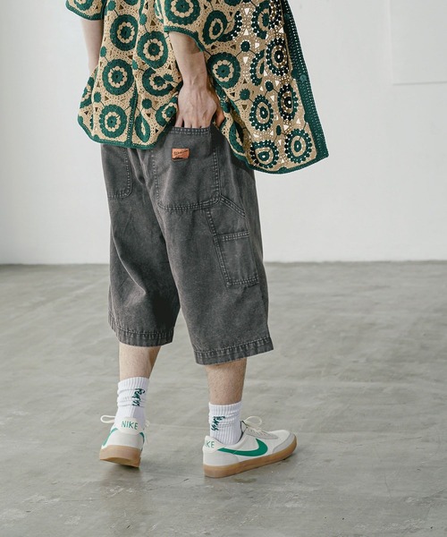 BAYFLOW(ベイフロー)の「※ウォッシュドダックハーフパンツ(その他パンツ・メンズ・アクア/ブラック・MEDIUM/LARGE)」の8枚目の写真