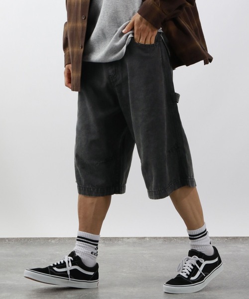 BAYFLOW(ベイフロー)の「※ウォッシュドダックハーフパンツ(その他パンツ・メンズ・アクア/ブラック・MEDIUM/LARGE)」の10枚目の写真