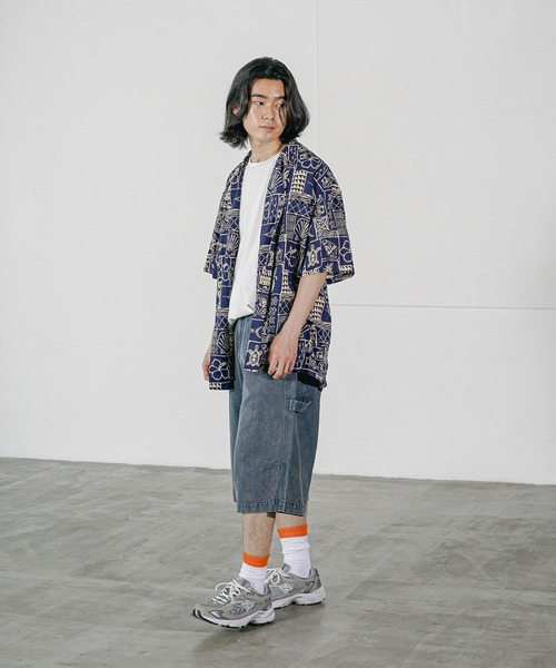 BAYFLOW(ベイフロー)の「※ウォッシュドダックハーフパンツ(その他パンツ・メンズ・アクア/ブラック・MEDIUM/LARGE)」の12枚目の写真