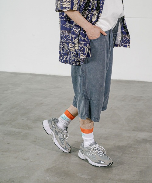 BAYFLOW(ベイフロー)の「※ウォッシュドダックハーフパンツ(その他パンツ・メンズ・アクア/ブラック・MEDIUM/LARGE)」の14枚目の写真