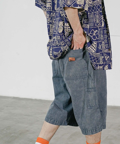 BAYFLOW(ベイフロー)の「※ウォッシュドダックハーフパンツ(その他パンツ・メンズ・アクア/ブラック・MEDIUM/LARGE)」の15枚目の写真