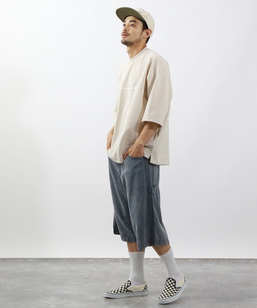 BAYFLOW(ベイフロー)の「※ウォッシュドダックハーフパンツ(その他パンツ・メンズ・アクア/ブラック・MEDIUM/LARGE)」の16枚目の写真