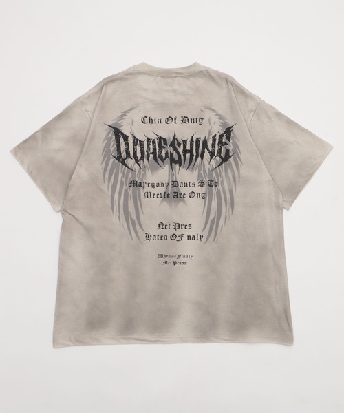 Figments(フィグメンツ)の「ダーティ加工メタルロゴビッグT(Tシャツ/カットソー・レディース・ピンク/ホワイト・FREE)」の10枚目の写真