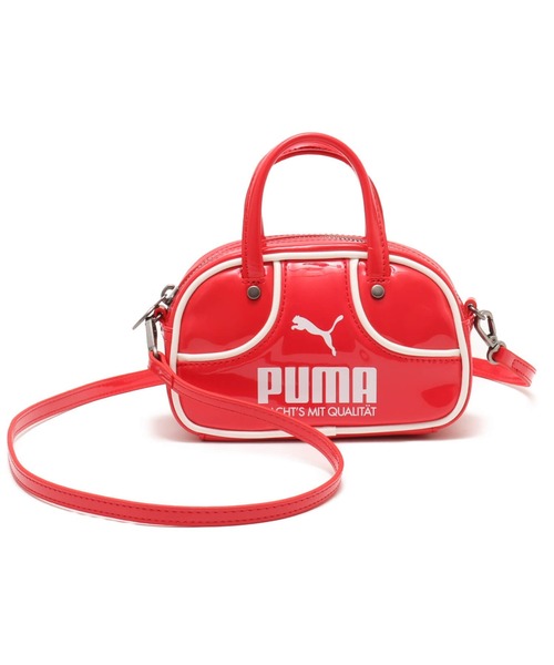 PUMA（プーマ）の「PUMA PUMA 1976 MICRO GRIP BAG / プーマ プーマ 1976 マイクログリップバッグ（ハンドバッグ・レディース・ブラック/レッド/グリーン・ONE SIZE）」の8枚目の写真