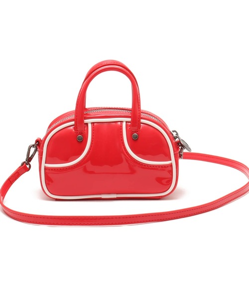 PUMA（プーマ）の「PUMA PUMA 1976 MICRO GRIP BAG / プーマ プーマ 1976 マイクログリップバッグ（ハンドバッグ・レディース・ブラック/レッド/グリーン・ONE SIZE）」の9枚目の写真