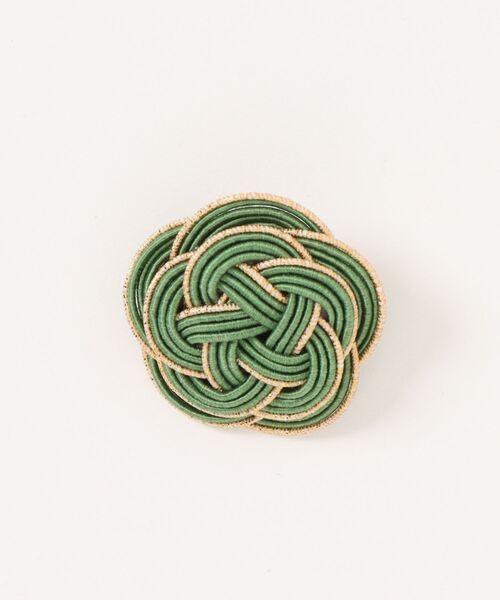 tone（トーン）の「【Shin】[シン]水引ブローチ(MA)（ブローチ/コサージュ・レディース・グレー/ダークグリーン/ブルー/ブルー系2/パープル系2/ベージュ/ネイビー/パープル/グリーン/グリーン系2/ブルー系3/パープル系その他/ピンク/ピンク系2/スカイブルー系2/ホワイト/スカイブルー系4/ピンク系3/パープル系3/スカイブルー系3/ブラウン/その他・FREE）」の8枚目の写真