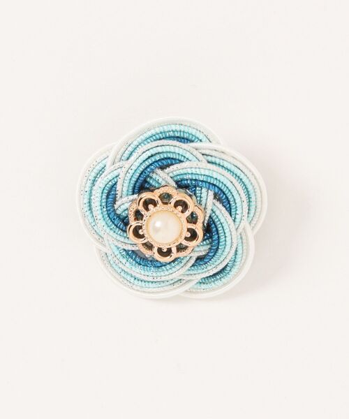 tone（トーン）の「【Shin】[シン]水引ブローチ(MA)（ブローチ/コサージュ・レディース・グレー/ダークグリーン/ブルー/ブルー系2/パープル系2/ベージュ/ネイビー/パープル/グリーン/グリーン系2/ブルー系3/パープル系その他/ピンク/ピンク系2/スカイブルー系2/ホワイト/スカイブルー系4/ピンク系3/パープル系3/スカイブルー系3/ブラウン/その他・FREE）」の15枚目の写真