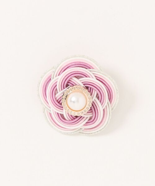 tone（トーン）の「【Shin】[シン]水引ブローチ(MA)（ブローチ/コサージュ・レディース・グレー/ダークグリーン/ブルー/ブルー系2/パープル系2/ベージュ/ネイビー/パープル/グリーン/グリーン系2/ブルー系3/パープル系その他/ピンク/ピンク系2/スカイブルー系2/ホワイト/スカイブルー系4/ピンク系3/パープル系3/スカイブルー系3/ブラウン/その他・FREE）」の18枚目の写真