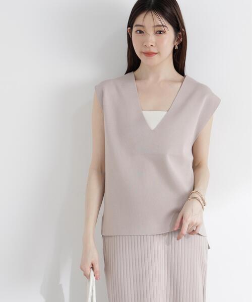 PROPORTION BODY DRESSING(プロポーションボディドレッシング)の「ナローニットSETUP / 1215240805(ワンピース・レディース・ブラウン/グレー/ダークグレー・P/S/MEDIUM/SMALL)」の17枚目の写真