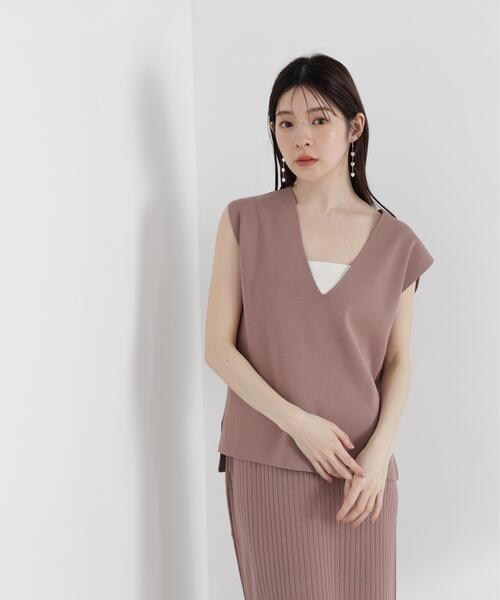 PROPORTION BODY DRESSING(プロポーションボディドレッシング)の「ナローニットSETUP / 1215240805(ワンピース・レディース・ブラウン/グレー/ダークグレー・P/S/MEDIUM/SMALL)」の7枚目の写真