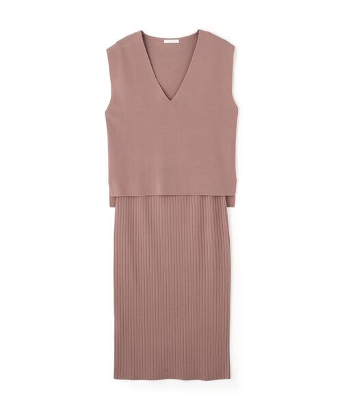 PROPORTION BODY DRESSING(プロポーションボディドレッシング)の「ナローニットSETUP / 1215240805(ワンピース・レディース・ブラウン/グレー/ダークグレー・P/S/MEDIUM/SMALL)」の8枚目の写真