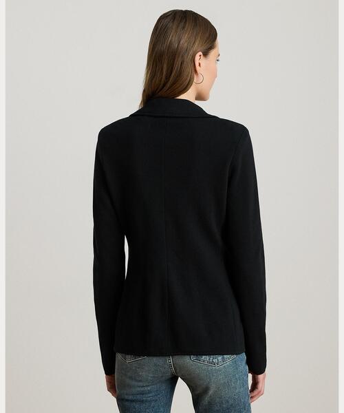 コットンブレンド セーター ブレザー（テーラードジャケット）｜LAUREN