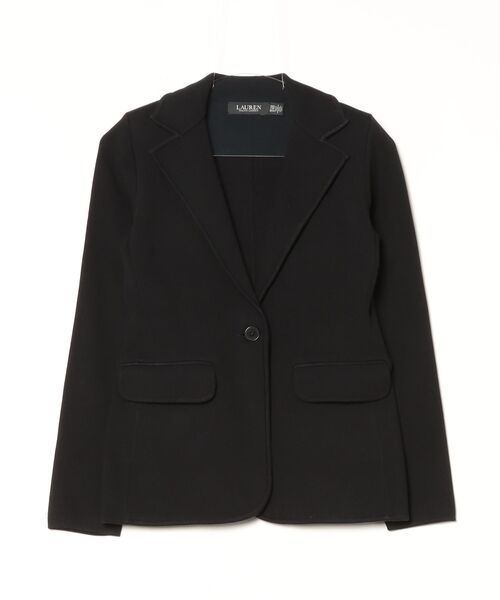 コットンブレンド セーター ブレザー（テーラードジャケット）｜LAUREN