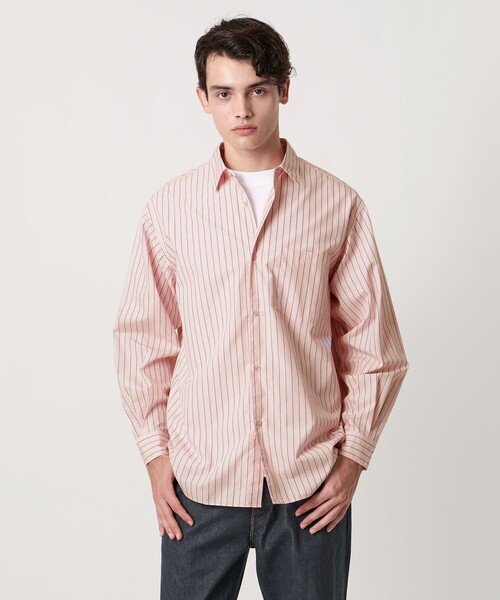 UNITED ARROWS（ユナイテッドアローズ）の「カリビアーナミルズ ポプリン レギュラーカラーシャツ（シャツ/ブラウス・メンズ・ライトブルー/ライトピンク/ライラック/ホワイト・XL/M/S/L）」の7枚目の写真