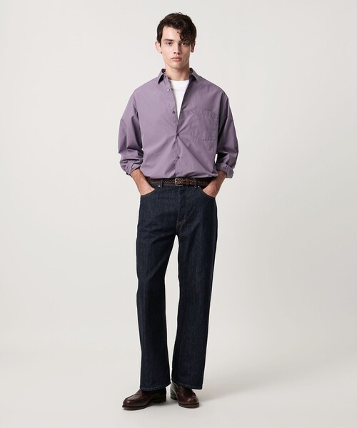 UNITED ARROWS（ユナイテッドアローズ）の「カリビアーナミルズ ポプリン レギュラーカラーシャツ（シャツ/ブラウス・メンズ・ライトブルー/ライトピンク/ライラック/ホワイト・XL/M/S/L）」の13枚目の写真