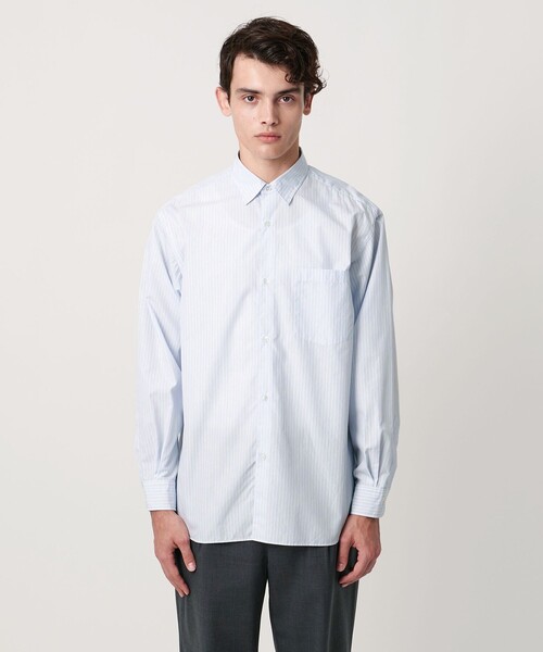 セール】カリビアーナミルズ ポプリン レギュラーカラーシャツ（シャツ