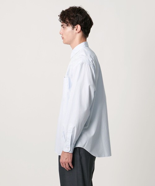 UNITED ARROWS（ユナイテッドアローズ）の「カリビアーナミルズ ポプリン レギュラーカラーシャツ（シャツ/ブラウス・メンズ・ライトブルー/ライトピンク/ライラック/ホワイト・XL/M/S/L）」の15枚目の写真