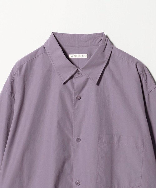 UNITED ARROWS（ユナイテッドアローズ）の「カリビアーナミルズ ポプリン レギュラーカラーシャツ（シャツ/ブラウス・メンズ・ライトブルー/ライトピンク/ライラック/ホワイト・XL/M/S/L）」の19枚目の写真