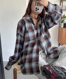 チェックBIGシャツ