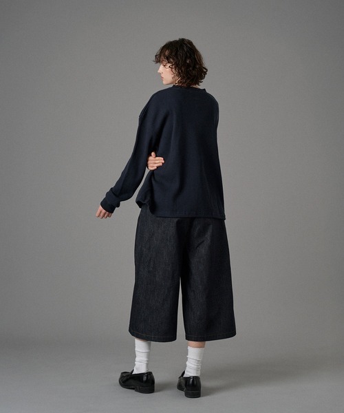 ONCILY(オンシェリー)の「LOGO HENRY NECK THERMAL LONG SLEEVE T-SHIRT /ロゴヘンリーネックサーマルロンT(Tシャツ/カットソー・メンズ・ネイビー/ブラック/グレー・SMALL/MEDIUM/LARGE)」の19枚目の写真