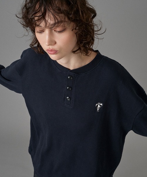 激安 早い者勝ち 新品V.HENRY NECK L/S ONCILY tシャツ HENRY NECK LONG SLEEVE T-SHIRT /ヘンリー