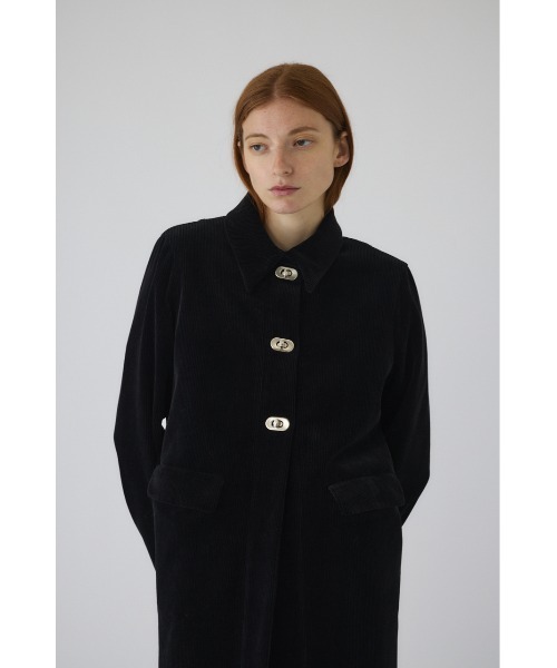 T-lock corduroy maxi JK ティーロックコーデュロイマキシジャケット