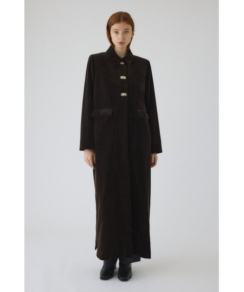 T-lock corduroy maxi JK ティーロックコーデュロイマキシジャケット