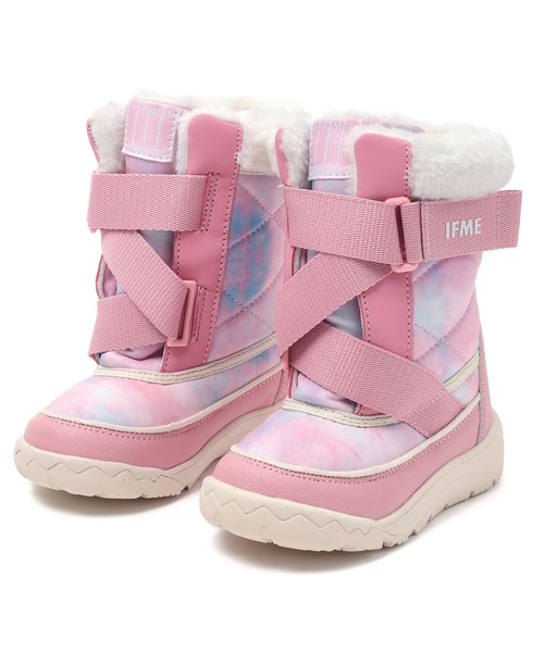 IFME（イフミー）の「KIDS｜キネティックベルトスノーブーツ[撥水・防滑]（ブーツ・キッズ・パープル/ブラック/ピンク/ネイビー/ベージュ・18.0cm/17.0cm/16.0cm/15.0cm/19.0cm）」の5枚目の写真