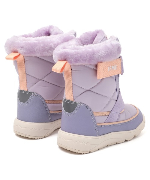 IFME（イフミー）の「KIDS｜キネティックベルトスノーブーツ[撥水・防滑]（ブーツ・キッズ・パープル/ブラック/ピンク/ネイビー/ベージュ・18.0cm/17.0cm/16.0cm/15.0cm/19.0cm）」の13枚目の写真