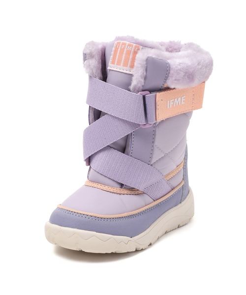 IFME（イフミー）の「KIDS｜キネティックベルトスノーブーツ[撥水・防滑]（ブーツ・キッズ・パープル/ブラック/ピンク/ネイビー/ベージュ・18.0cm/17.0cm/16.0cm/15.0cm/19.0cm）」の12枚目の写真