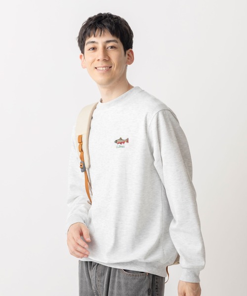 L.L.Bean（エルエルビーン）の「【JAPAN EDITION】ジョーンズポート・クルーネック・スウェットシャツ（スウェット・メンズ・ブラック系/グレー系・MEDIUM/LARGE/X-LARGE）」の4枚目の写真