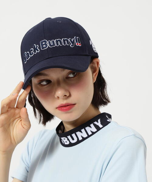 Jack Bunny!!(ジャックバニー)の「【Jack Bunny!!】キャップ (UNISEX)(キャップ・レディース・ホワイト/ブラウン/ネイビー/ブルー・FREE)」の3枚目の写真